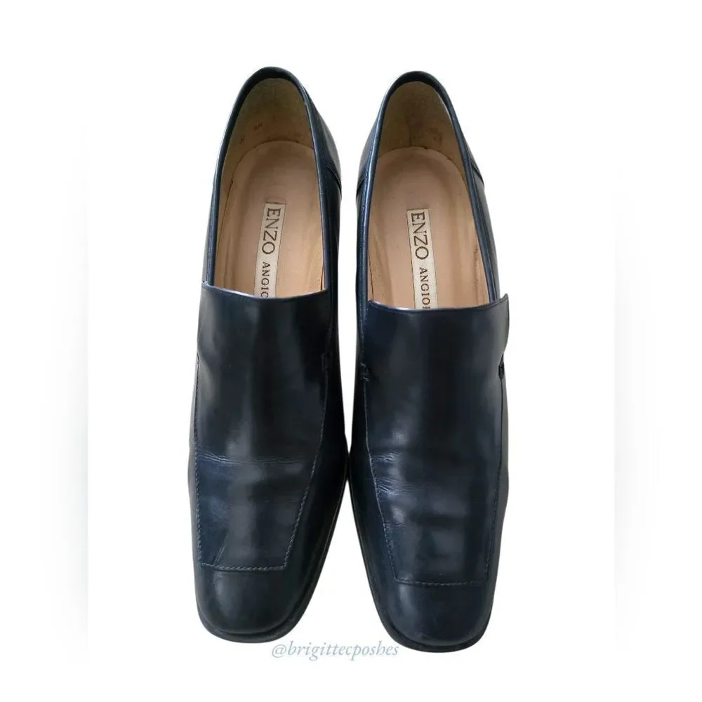 ENZO ANGIOLINI Navy Blue Size 8M